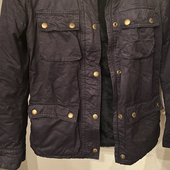 Ralph Lauren Denim Supply Fur Lined Military Field Jacket Women’s XS - Picture 3 of 11